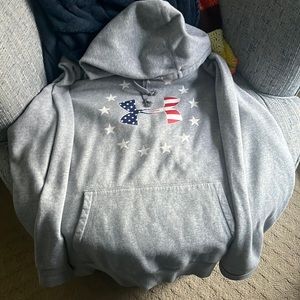 Under Armour American Flag Logo Hoodie